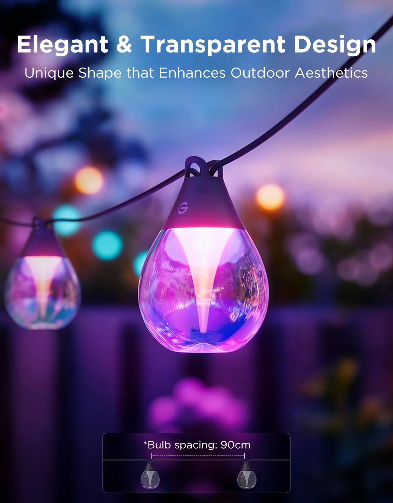 Govee Outdoor Clear Bulb String Lights