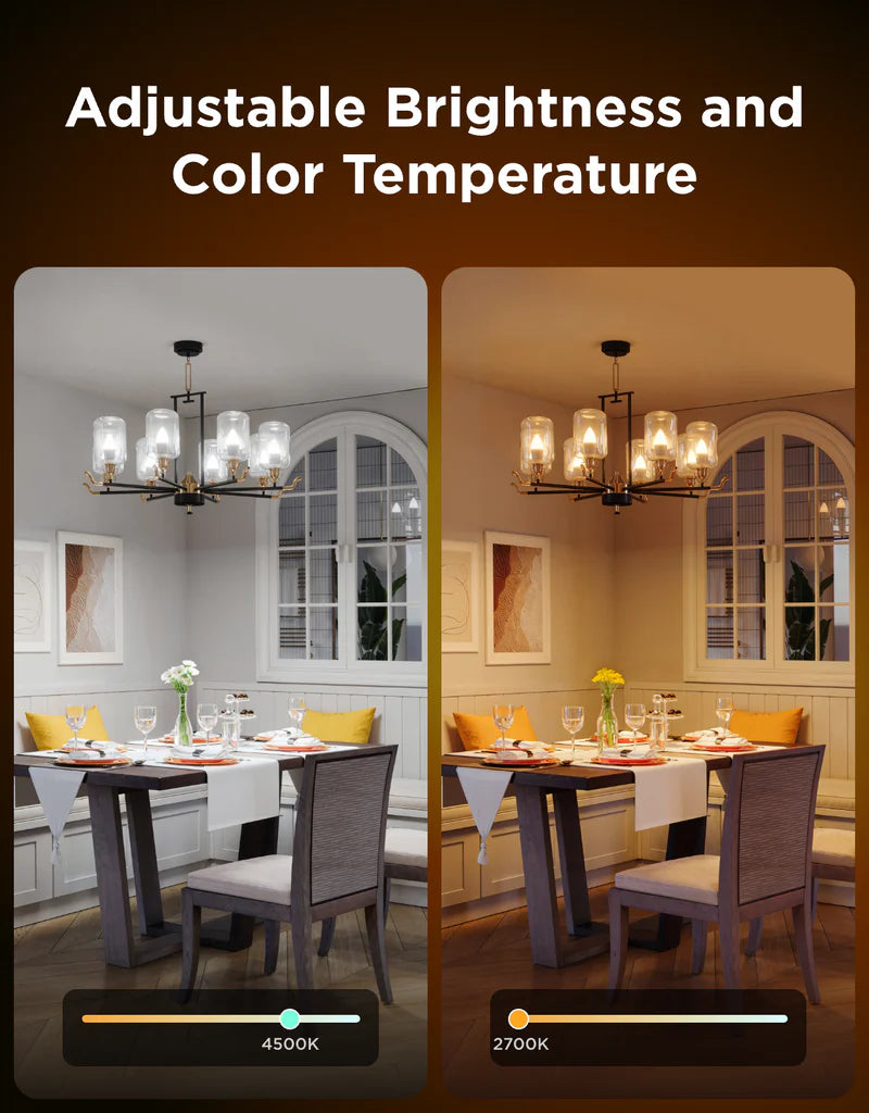 Govee Smart E14 Dimmable RGBWW LED Light Bulb (Pack of 2)