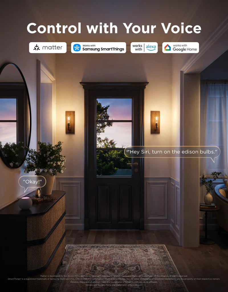 Govee E27 Smart Edison Light Bulb 500lm