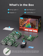Govee Christmas Sparkle String Lights — 20 m