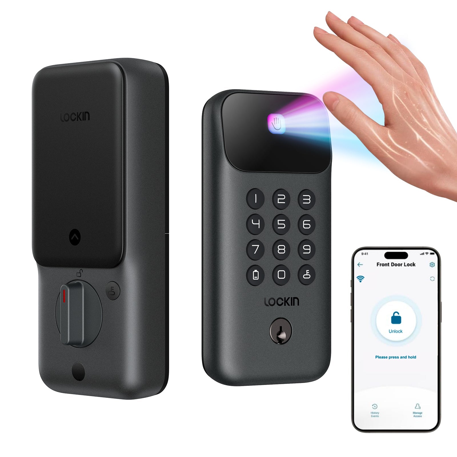 Lockin Veno Go Palm Vein Smart Lock