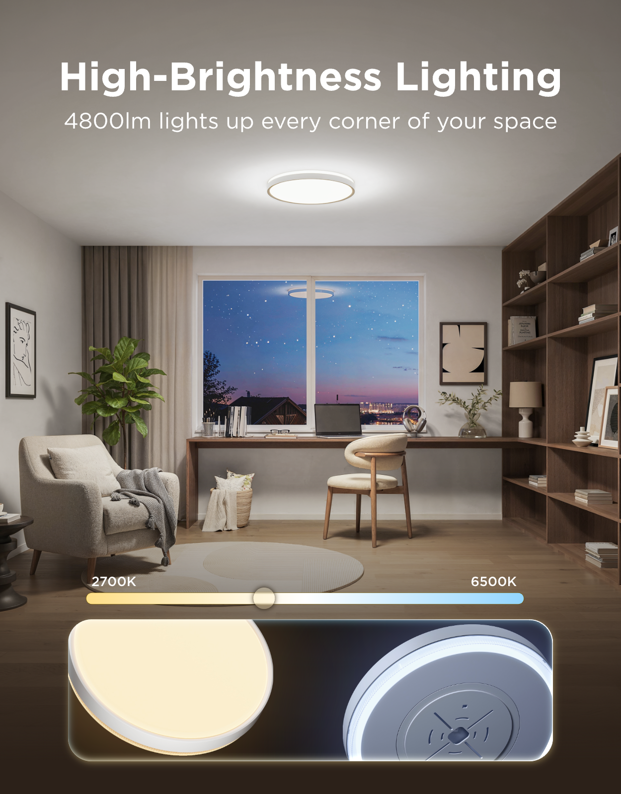 Govee 18-Inch Ceiling Light Pro Circle