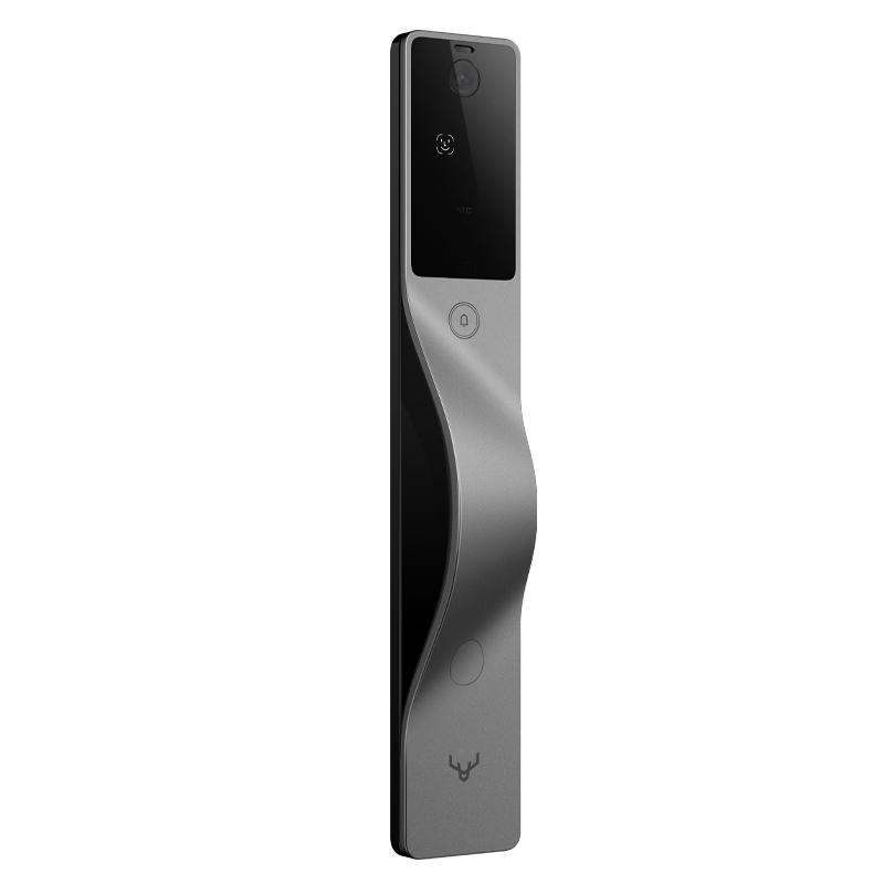 Lockin V5 Vision Face ID Smart Lock — grey finish