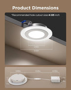 Govee Smart Recessed Lights Pro with Night Light