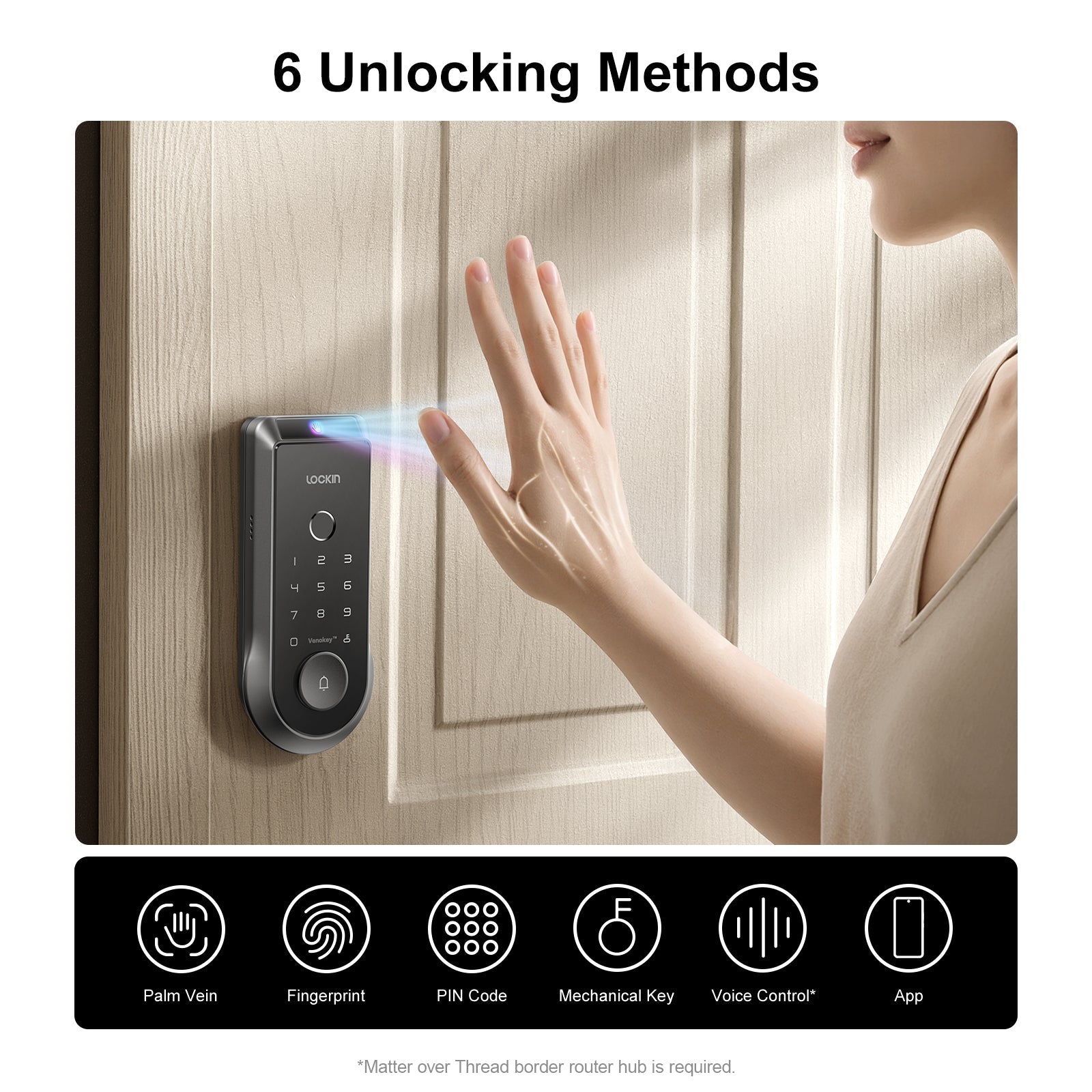 Lockin Veno Palm Vein Smart Lock