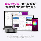 Homey Pro (2026) smart home hub - size comparison