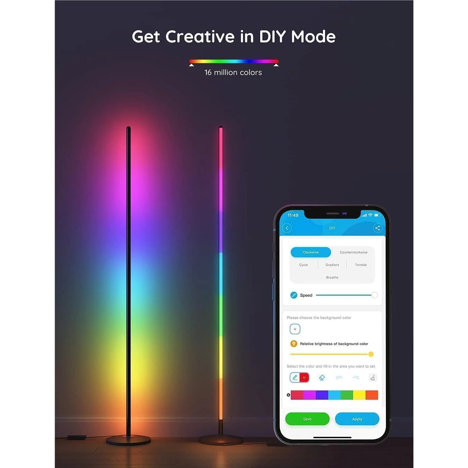 Govee Smart Corner Floor Lamp Lite