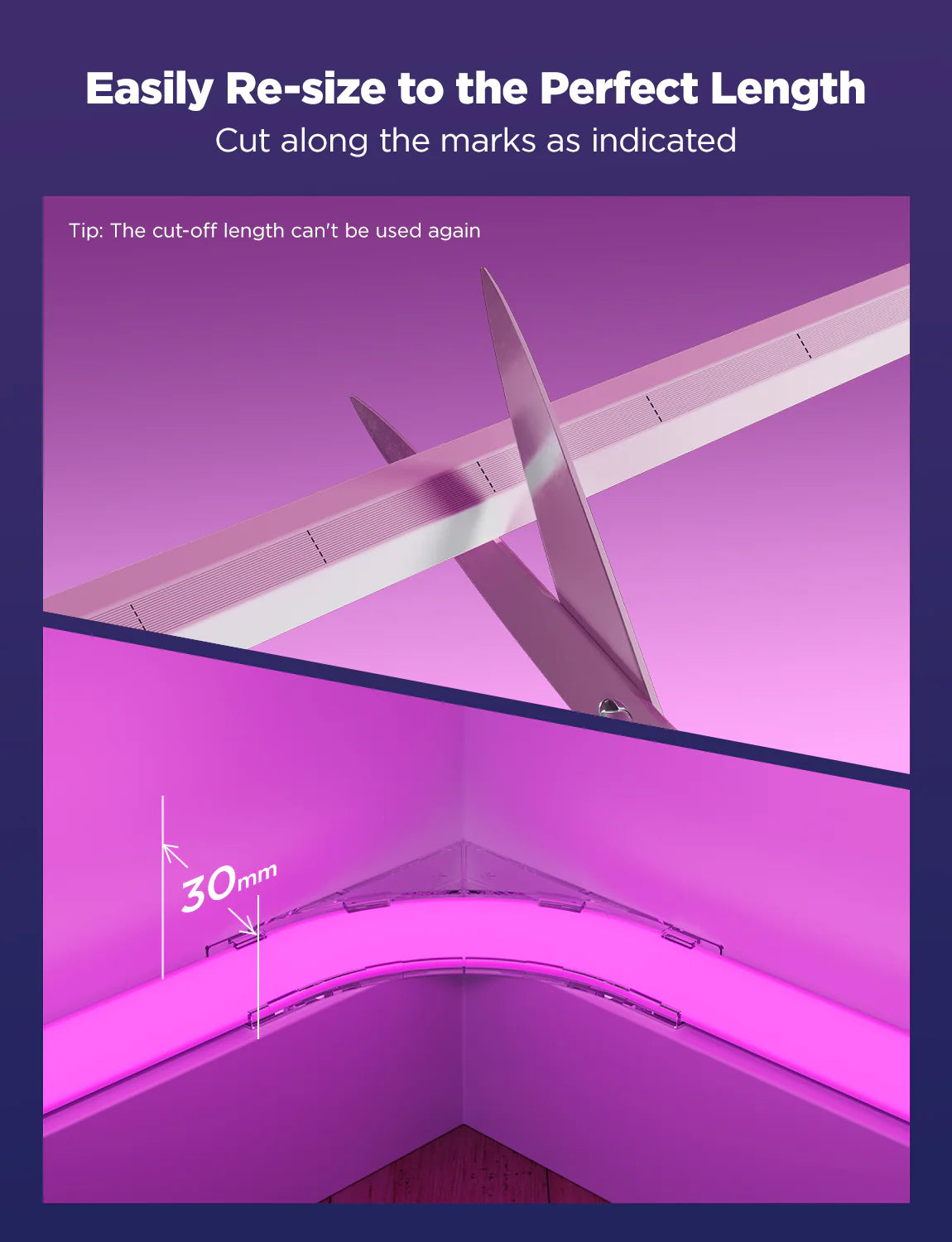 Govee Neon Rope Light for Wall Lining