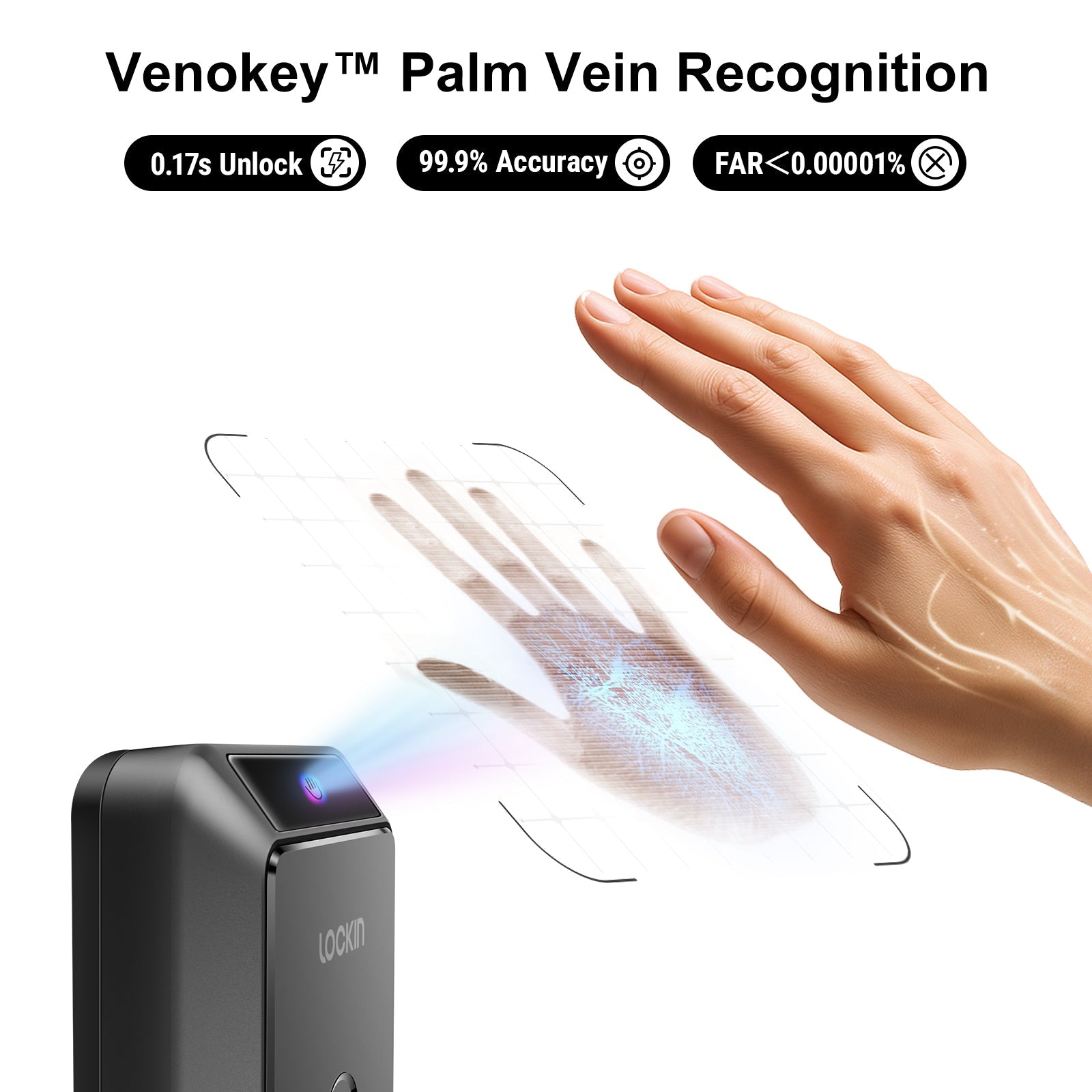 Lockin Veno Palm Vein Smart Lock