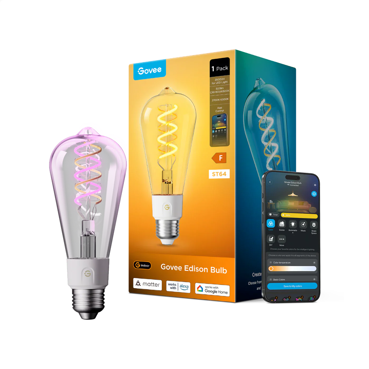 Govee ST19 Smart Edison Light Bulb