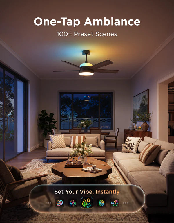 Govee 52 Inch Ceiling Fan blade and motor detail