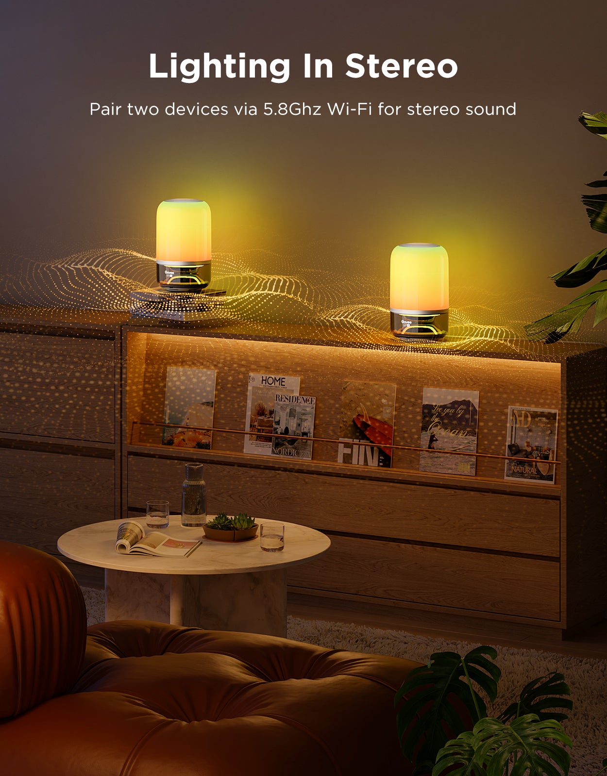 Govee Table Lamp 2 Pro x Sound by JBL