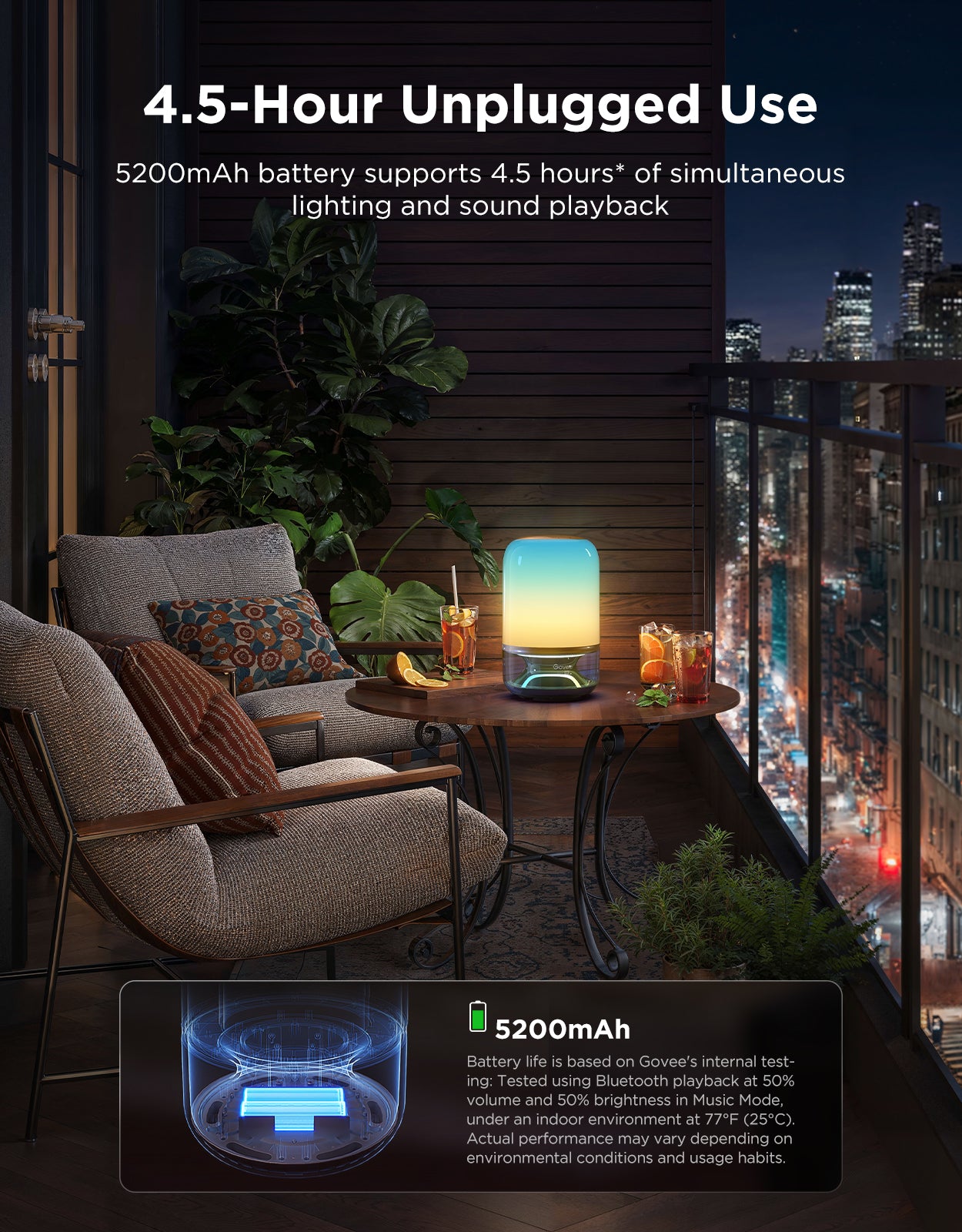 Govee Table Lamp 2 Pro x Sound by JBL