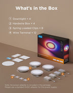 Govee Smart Recessed Lights Pro with Night Light