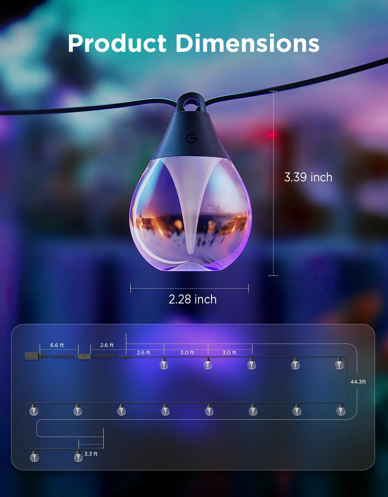 Govee Outdoor Clear Bulb String Lights